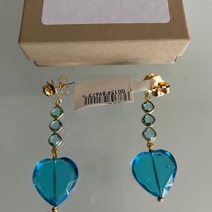 BRINKER & ELIZA Naomi Antique 24K-Gold-Plated Semiprecious Crystal Earrings